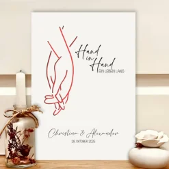 Outlet Hochzeitsgeschenk personalisiert | Geldgeschenk zur Hochzeit | Bilderrahmen für Brautpaare | Geldgeschenke