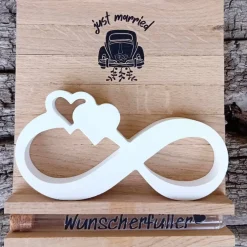 Geldgeschenke|Lilly-ART_Bauchabdrücke Hochzeitsgeschenk Unendlichkeitszeichen aus Raysin für Geldgeschenk