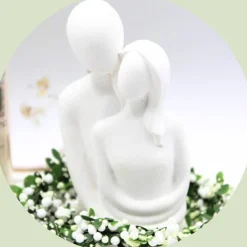 Hot Hochzeitsgeschenk-Set "Die Liebenden" | personalisiert | Hochzeitstag | Jahrestag | Goldene Hochzeit | Silberne Hochzeitsgeschenke