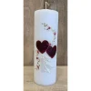 Hochzeitskerzen|Keramikflamme Hochzeitskerze - 25x8 cm -