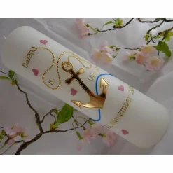 Hochzeitskerze Anker - Hochzeit - Hochzeitskerze - Hochzeitskerze gold - Hochzeit Dekoration - Hochzeit Geschenk - gold Hochzeitskerzen