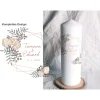 Clearance Hochzeitskerze Design Peachfuzz - Stumpenkerze Hochzeitskerzen