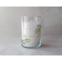 Hochzeitskerzen|Das Moment Hochzeitskerze im Glas - Design Farn
