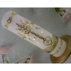 Clearance Hochzeitskerze Lebensbaum - goldene Hochzeit -Hochzeitskerze - Hochzeitskerzen - Hochzeit - Hochzeit Dekoration Hochzeitskerzen
