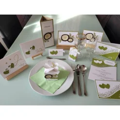 New Hochzeits-Papeterie, Einladung, Dankes-Karten, Gastgeschenk, Tischkarten, Menükarten, Stampin up Einladungskarten
