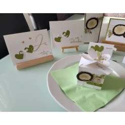 New Hochzeits-Papeterie, Einladung, Dankes-Karten, Gastgeschenk, Tischkarten, Menükarten, Stampin up Einladungskarten