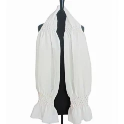 Clearance HOCHZEITSSCHAL mit HANDSMOCK farbige Punkte Brautstolen & -Boleros