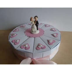 Clearance Hochzeitstorte Geldgeschenk zur Hochzeit Schachteltorte Papiertorte Give Away Torte Hochzeitsgeschenk Brautpaar Geldgeschenke