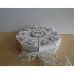 Outlet Hochzeitstorte zur Silberhochzeit Geldgeschenk Schachteltorte Papiertorte give Away Torte Hochzeitsgeschenk Hochzeit Geldgeschenke