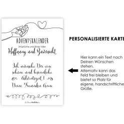 Outlet HOFFNUNG und ZUVERSICHT Adventskalender mit 24 stimmungsvollen Zitaten und Sprüchen, digital oder gedruckt Adventskalender