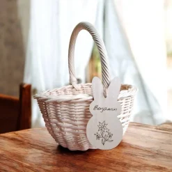 Discount Holzanhänger "Osterei" oder "Hase" personalisiert, Korbanhänger, Osterdeko, Anhänger mit Namen Ostereier