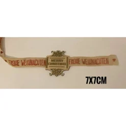 Sale Holzanhänger Weihnachten „Merry XMas“ – Lasergraviert, Buche, nachhaltig, Deko & Geschenkanhänger, 2 Größen Weihnachtsgeschenke