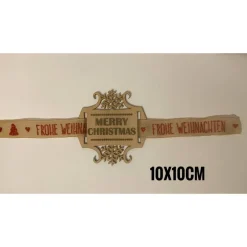 Sale Holzanhänger Weihnachten „Merry XMas“ – Lasergraviert, Buche, nachhaltig, Deko & Geschenkanhänger, 2 Größen Weihnachtsgeschenke