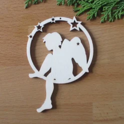 Outlet Holz-Baumhänger Engel Bastian Baumschmuck