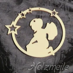 Baumschmuck|holzmeile Holz-Baumhänger Engel Ina, Geschenkanhänger