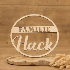 Sale Holzkranz Familie personalisiert in unterschiedlichen Größen 20cm, 25cm, 30cm Geschenke