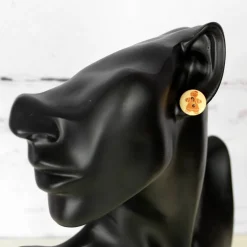 Hot Holzohrstecker Lebkuchenmädchen • Ohrringe | Ohrschmuck | Weihnachten Weihnachtsaccessoires