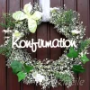 Hot Holz-Schriftzug "Konfirmation" Dekoration