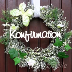 Hot Holz-Schriftzug "Konfirmation" Dekoration