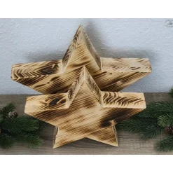 Discount Holzsterne / Weihnachtssterne / Dekosterne Weihnachtsdeko