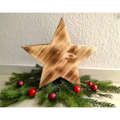 Discount Holzsterne / Weihnachtssterne / Dekosterne Weihnachtsdeko