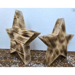 Discount Holzsterne / Weihnachtssterne / Dekosterne Weihnachtsdeko