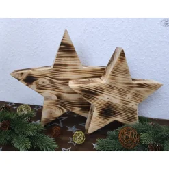 Discount Holzsterne / Weihnachtssterne / Dekosterne Weihnachtsdeko