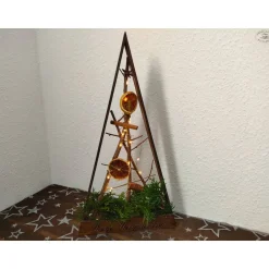 Weihnachtsdeko|Hübsches Aus Holz Holz-Weihnachtsbaum aus Pappelholz mit Schriftzug 