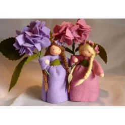Hortensie - Blumenkind - Jahreszeitentisch - Waldorf Art- Art.Nr.SO35 Sommer