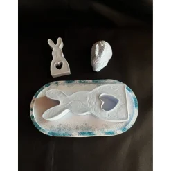 Tischdekoration|Chrispis Creative Shop Häschen Set aus Raysin Ostern kann kommen