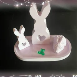 Tischdekoration|Chrispis Creative Shop Häschen Set aus Raysin Ostern kann kommen