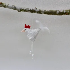 Hot Huhn, Osterdeko, 1 St. Stoffhuhn Osterdeko