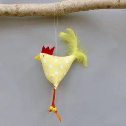 Best Huhn, Osterdeko, 1 St. Stoffhuhn Osterdeko
