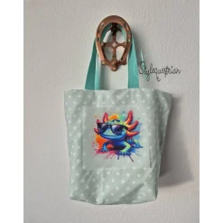 Discount Individuelle Kindergartentasche aus Baumwolle – Personalisierte Lesetasche für Kinder in Wunschfarbe Kinder Kindergartentaschen