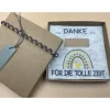 Danksagungskarten|aba Jahresabschluss Geschenk Kita  Kindergarten  Schule  Kurs  Ferienlager Schriftfarbe Graublau