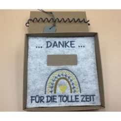 Danksagungskarten|aba Jahresabschluss Geschenk Kita  Kindergarten  Schule  Kurs  Ferienlager Schriftfarbe Graublau