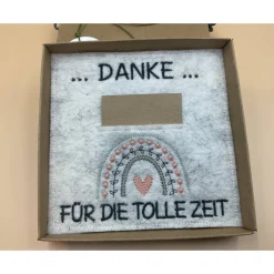 Danksagungskarten|aba Jahresabschluss Geschenk Kita  Kindergarten  Schule  Kurs  Ferienlager Schriftfarbe Dunkelgrün