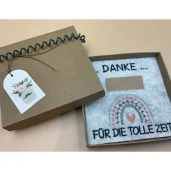 Danksagungskarten|aba Jahresabschluss Geschenk Kita  Kindergarten  Schule  Kurs  Ferienlager Schriftfarbe Dunkelgrün