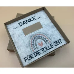 Danksagungskarten|aba Jahresabschluss Geschenk Kita  Kindergarten  Schule  Kurs  Ferienlager Schriftfarbe Dunkelgrün