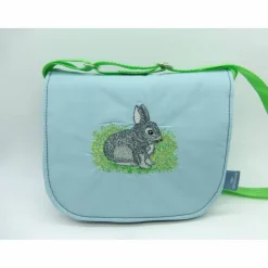 Clearance Jeanstasche, KiGa-Tasche,  Hase,  Kaninchen, Unikat Kinder Kindergartentaschen