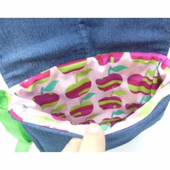Clearance Jeanstasche, KiGa-Tasche,  Hase,  Kaninchen, Unikat Kinder Kindergartentaschen