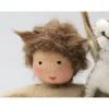 Herbst|Katjas Blumenkinder Junge mit Eule - Jahreszeitentisch - Blumenkinder -Waldorf - Art.Nr. HE16