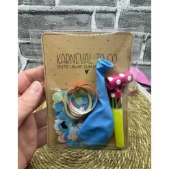 Sale Karneval To Go | Luftschlange | Konfetti | Luftballon | Tröte | Gastgeschenk | Mitbringsel Deko