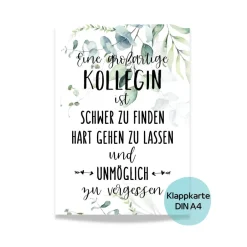 Glückwunschkarten|Windstill & Wolkenfrei Karte DIN A4 Abschied Kollegin Kollege Verabschiedung Ruhestand Rente