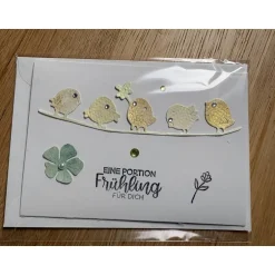 Osterkarten|Lindas Bastelecke Karte Frühling