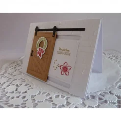 Sale Karte, Glückwunschkarte zum Geburtstag, Grußkarte mit Schiebetür Glückwunschkarten