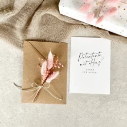 Best Karte NIKA Patentante mit Herz optional mit Briefumschlag Geschenke