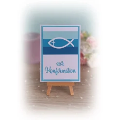 Best Karte zur Kommunion, Konfirmation, Taufe -- auch als Einladungskarte  |  Handmade Einladungskarten