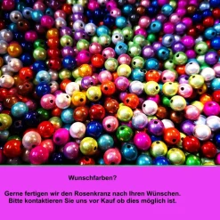 Discount katholischer Rosenkranz, bunt, Farb- und Kreuzauswahl Rosenkränze