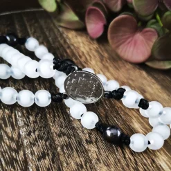 Discount katholischer Rosenkranz, weiss,  Kreuzauswahl Rosenkränze